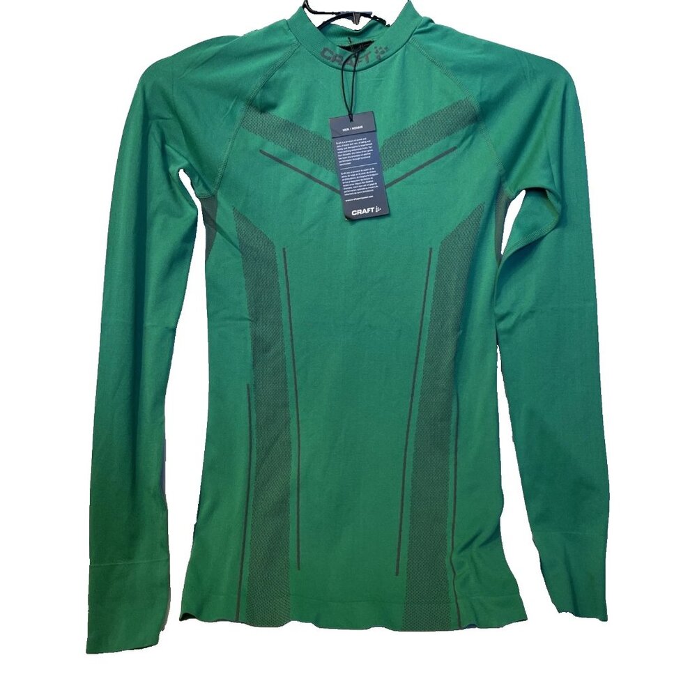 Craft Men's Pro Control Seamless Jersey Long Sleeve Shirt Size XS Team Green NEW